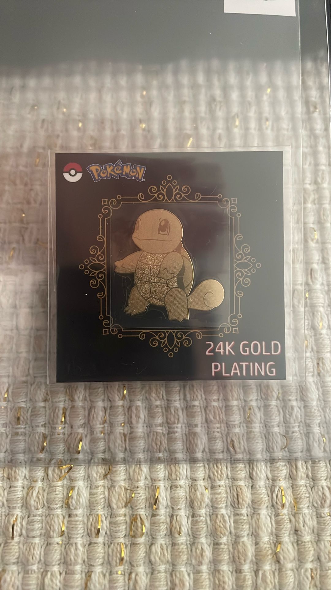 Pokemon 24k Gold Plating Squirtle