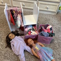 Baby Doll With Closet And Accessories 