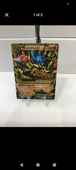 M Lucario EX Pokémon XY Furious Fists