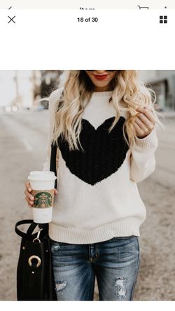 Heart sweater
