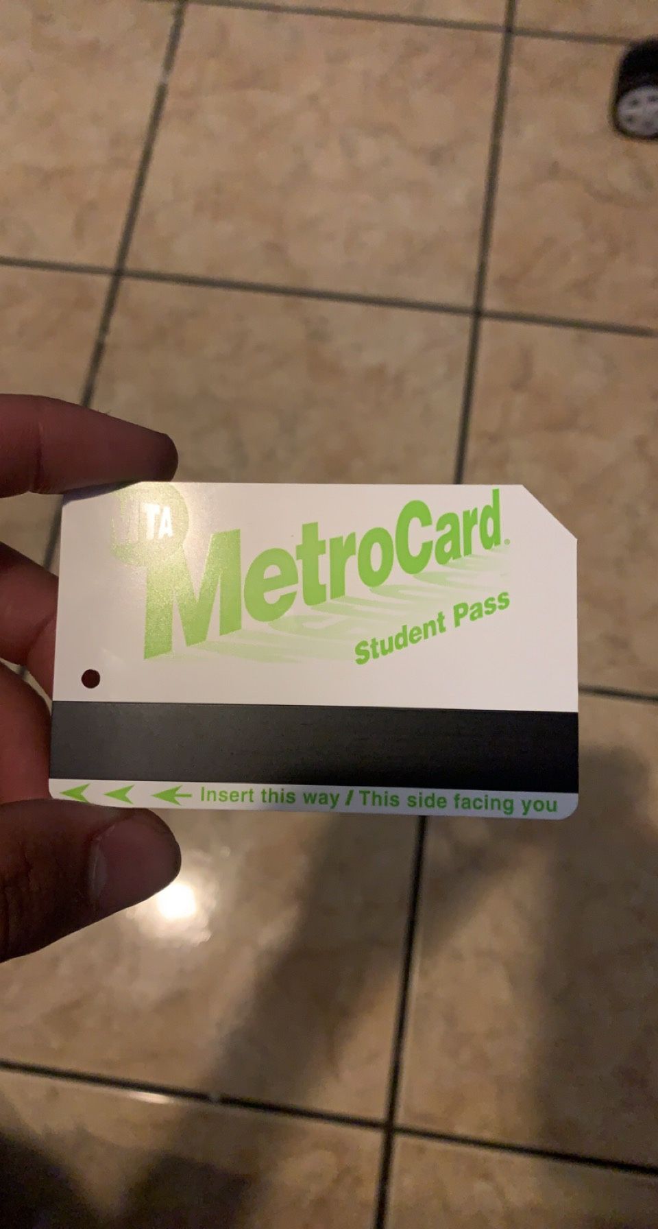 student metrocard