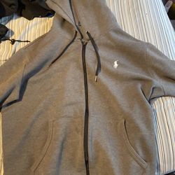 Dark Grey Polo Hoodie 