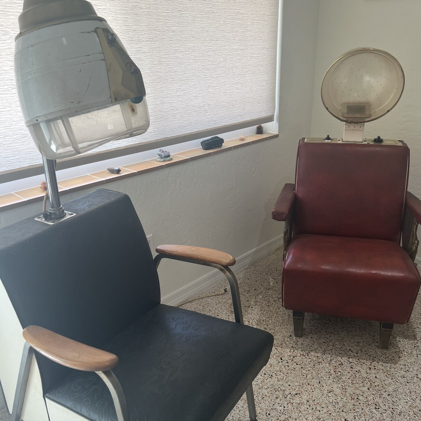 Vintage Antique Salon Dryer Chairs