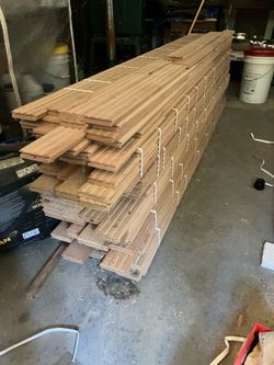 Red oak hardwood flooring