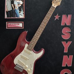 NSYNC autographed Electric Guitar
