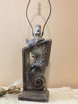 Antique lamp - no shade.