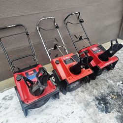 TORO Snow Blowers All Tuned Up Ready To Go