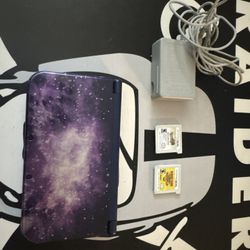 NEW NINTENDO 3DS XL GALAXY PURPLE WITH DONKEY KONG & FINAL FANTASY