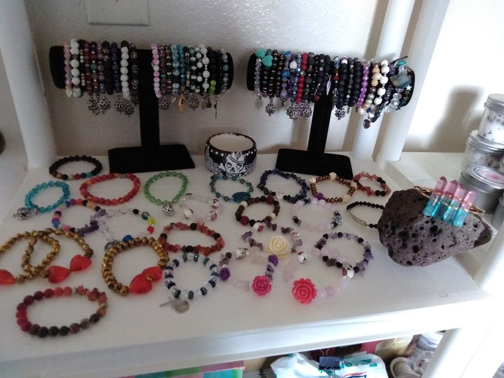 Essential Oil Bracelets selected sizes and styles