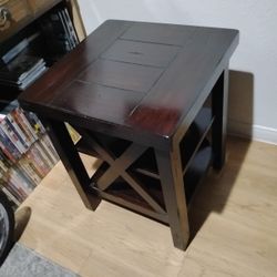 End Table 18 By 18 And 23 Inches Tall