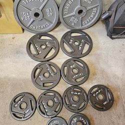 260lbs Olympic 2" weights