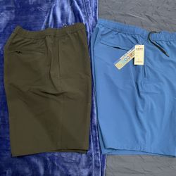Mens Shorts (Set Of 2) Brand New, Size Large 