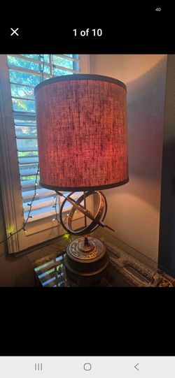 Vintage Frederick Cooper Zodiac Armillary Bronze Lamp - Signed (Local Pickup Only)