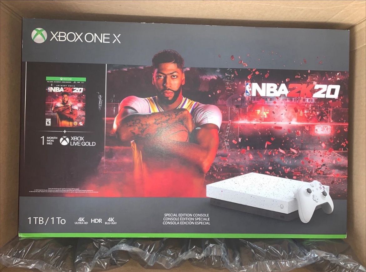 NBA 2k edition Xbox 1x 1TB bundle