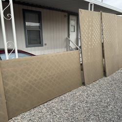 EXELENTES Rejillas Para Patio U Jardín Miden 4x8 Pies Con Marco Muy Resistentes 