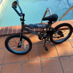 Kids Blue and Black Bicycle