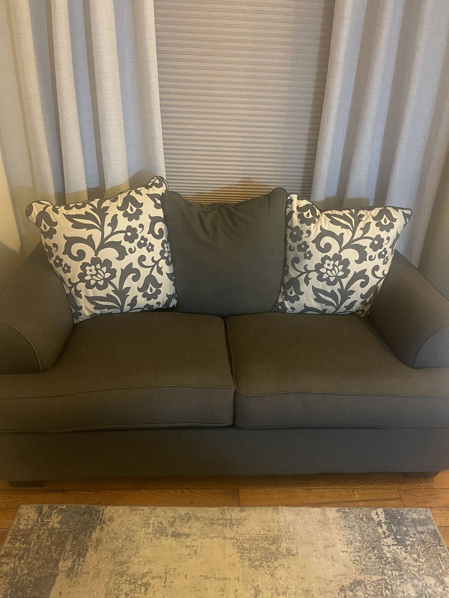 Grey Loveseat