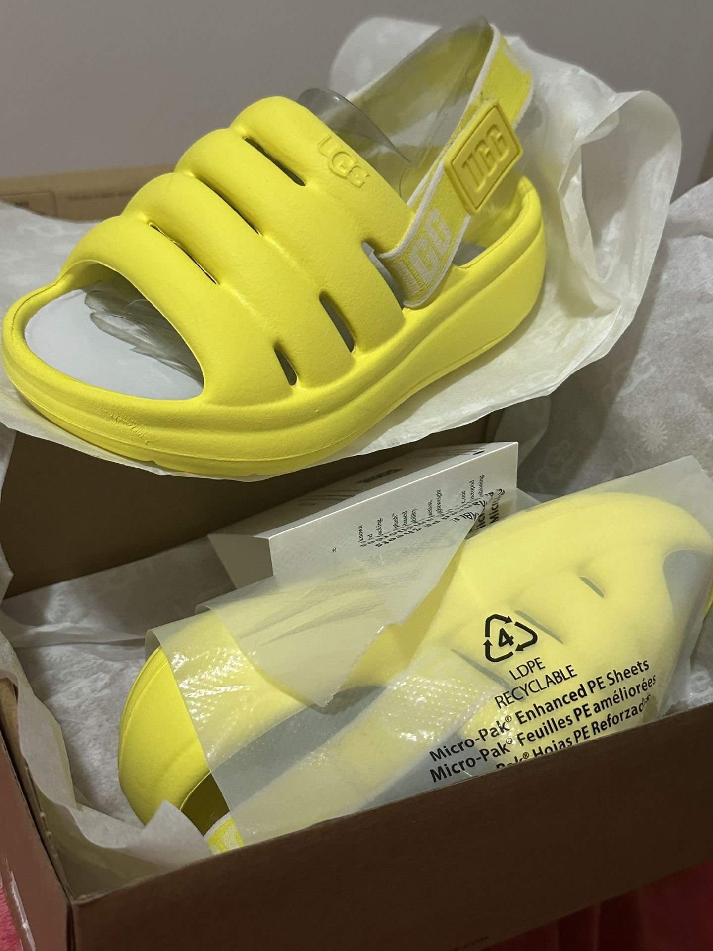 Girls Ugg Slide Sandals Size 8