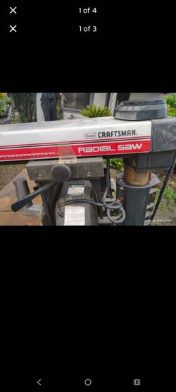 Craftsman 10-in table saw good shape