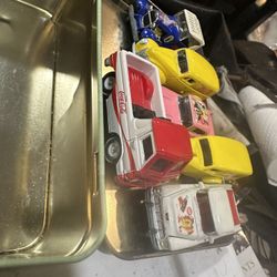 Set Of 7 Limited Edition Johnny Lightning, Coca Cola Toy Cars