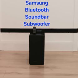 Samsung Bluetooth Soundbar & Subwoofer