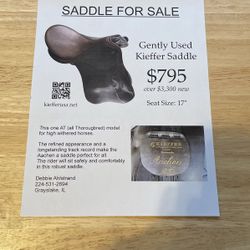 Saddle for sale