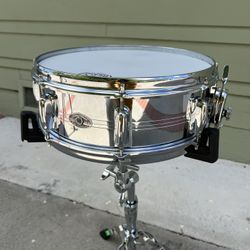 Slingerland Sound King Snare Drum Chrome Over Brass