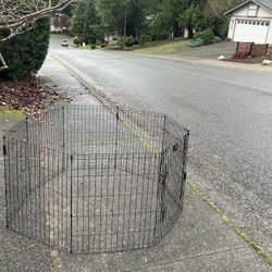 Small Medium Dog Cat Rabbit Bunny Kennel Pet Travel Playpen Collapsible 48” by 48” by 30” High