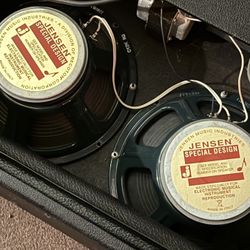 Jensen C12K Guitar Speaker 8ohm Pair - 250$ OBO