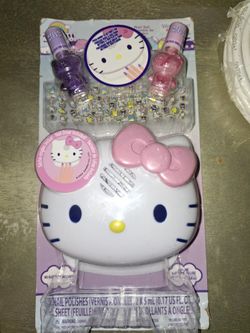 Hello kitty nail set