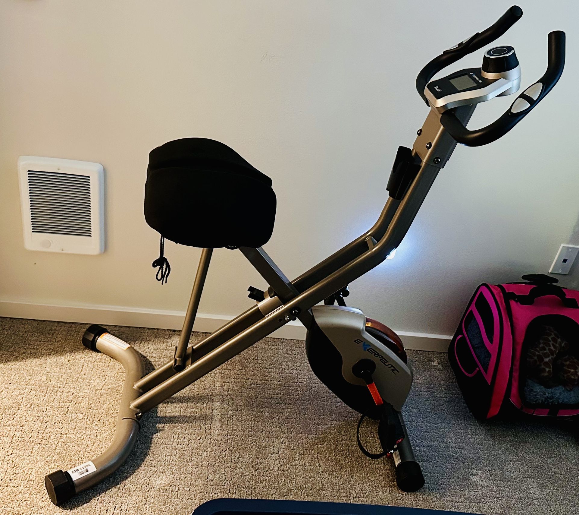 Exerpeutic Gold Heavy Duty Foldable Exercise Bike