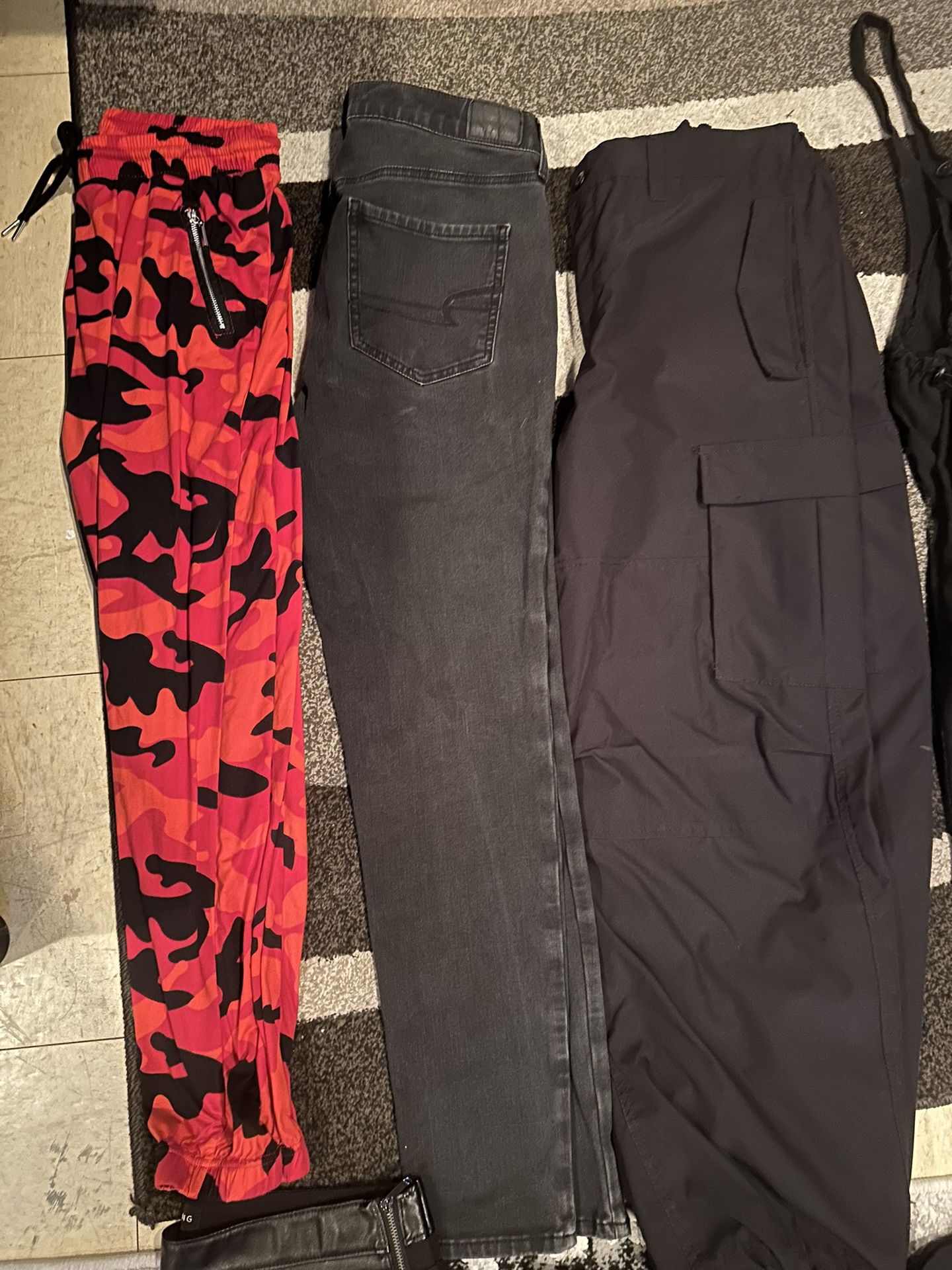 Womens Pants Leggings Jeans Overalls Beach Pants Cargo Sweat Joggers Size Medium And Large