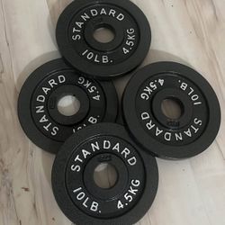 10lb CAP Barbell 2-Inch Weight Plate (16 Available)