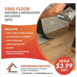 VINIL FLOORS FOR 3,99$ Installed