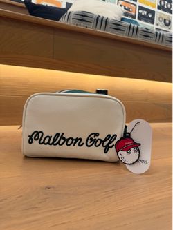 Malbon Golf Toiletry Travel Bag Green & White ( SUPER RARE)