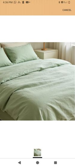 Viscose Derived from Bamboo, Bedding Sheets & Pillowcases(Willow Green，King )