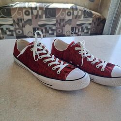 Converse Chuck Taylor All Star Lo-Tops Heathered Knit Ox 'Casino Red' (155374F)