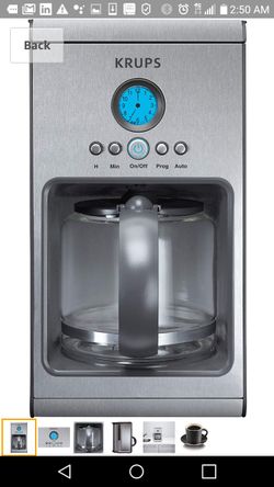 KRUPS Stainless Professional Grade Coffee Machine