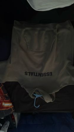 Size large essential hoodie