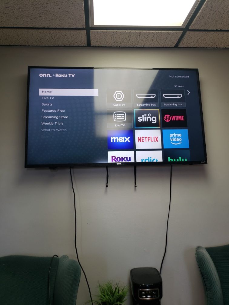 Onn 43” 1080p LED Roku Smart TV
