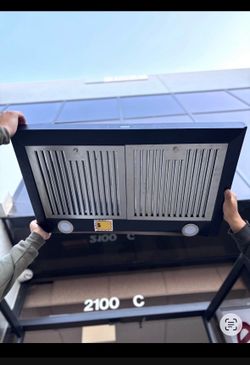 New As Is Only $125 Range Hood 29.5” (small Detail Everything works)