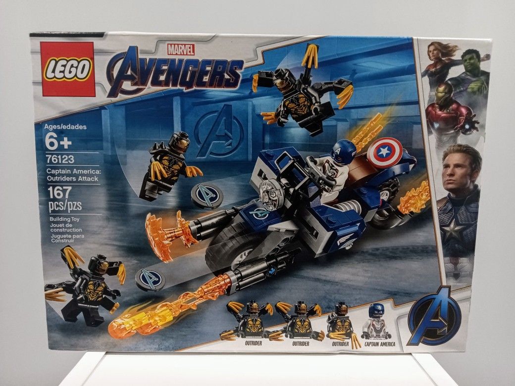 New Retired Lego Avengers Captain America: Outriders Attack #76123