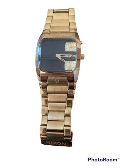 NIXON THE BANKS GOLD BLACK