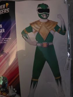 Power Ranger green costume