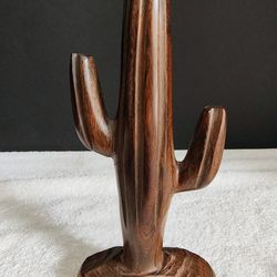 Ironwood Saguaro Tree Hand Carved Cactus Statue