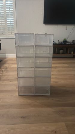 12pc shoe boxes