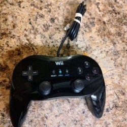 Nintendo Wii Pro Controller Classic Black
Compatible With Wii U & Nintendo Wii 

32st & Greenway Cash NOT LESS 