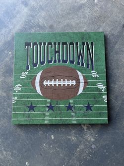 Football canvas photo 24 inch 