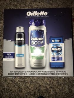 Gillette gift set $10