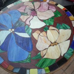 Stained Glass Kitchen Table